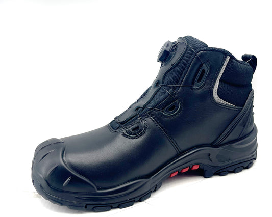 Smooth Leather Upper Convenient Work Shoes Safety Footwear for Indoor Workers