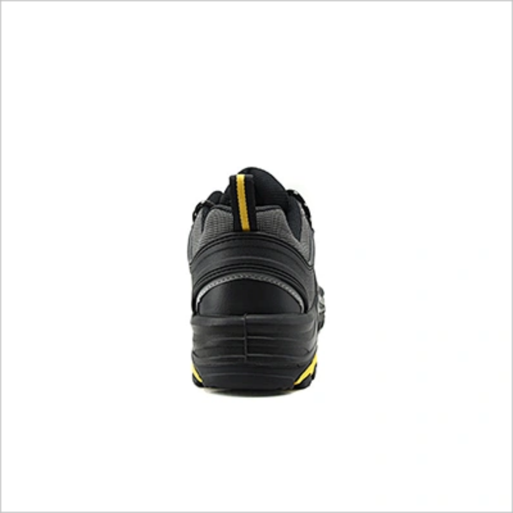 Black Smooth leather safety shoes SJC-R929