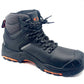 Wholesale Leather Upper Safety Boots Best Quality S3 Black 200J Composite Toe Cap Safety Work Shoes