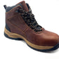 Embossed Oil Leather Upper Pig Leather+Suede Leather Lining Safety Boots